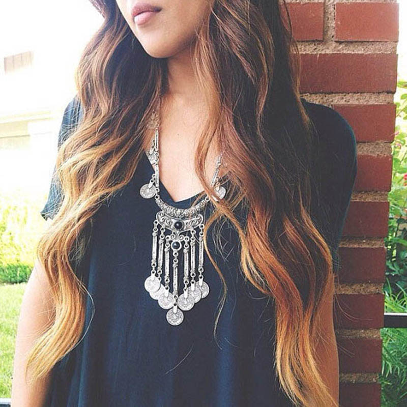 Ethnic Fashion Co In - LOVBEAFAS Mode Maxi Collier Femme Bijoux