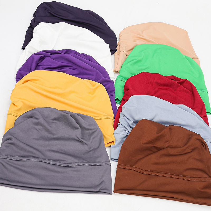 Ethnic Fashion Girls - Einfarbiger Turban im Ethno-Stil, elastisches Band,