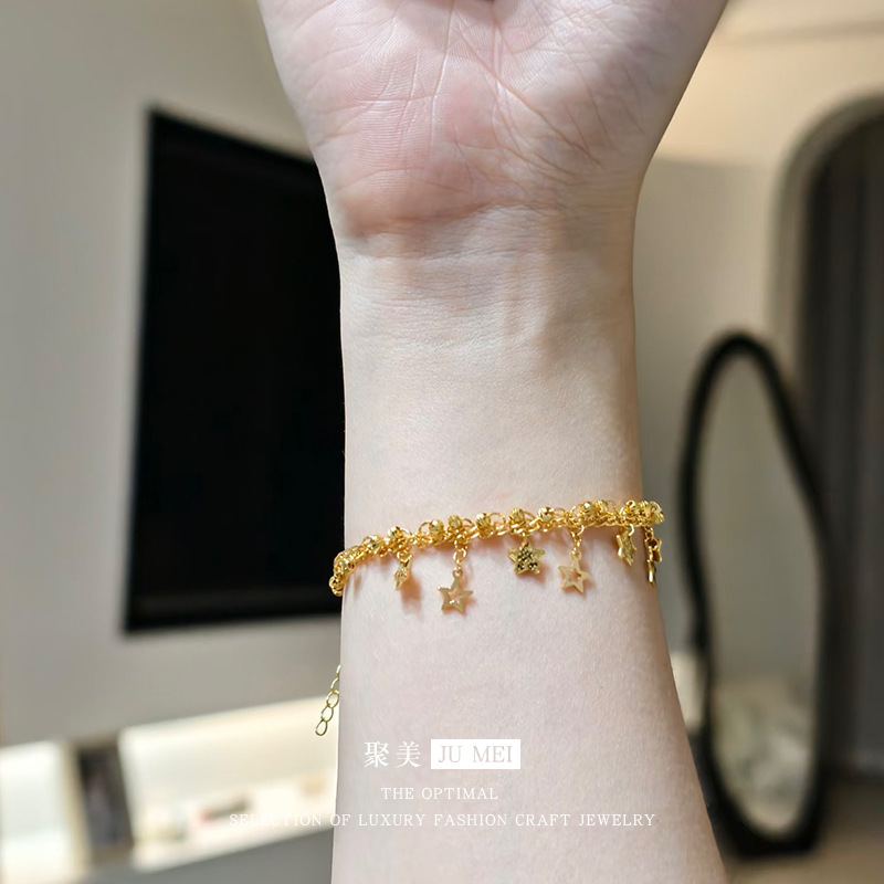 Ethnic Fashion Store - 9999 24K Echtgold-Armband für Damen im