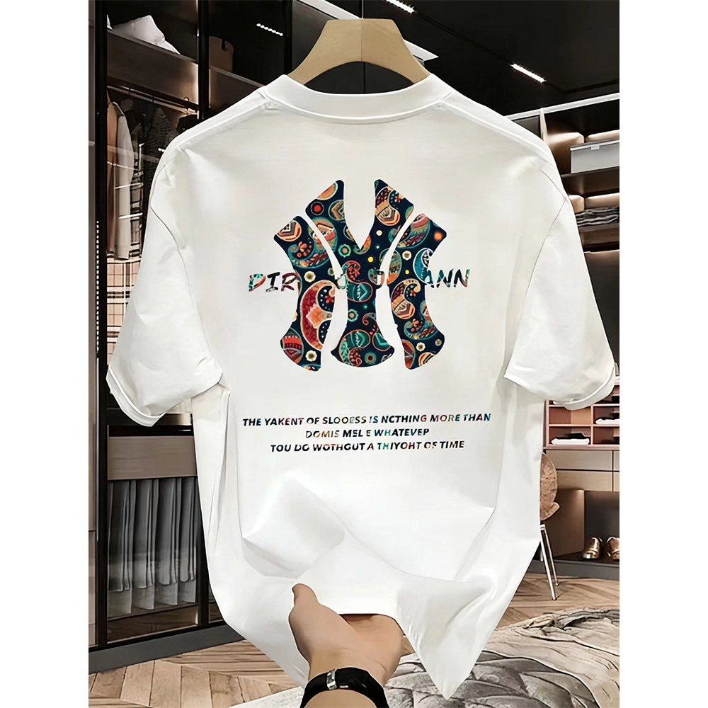 Urban Ethnic Fashion - Herren- und Damen-T-Shirt mit NY-Schriftzug und