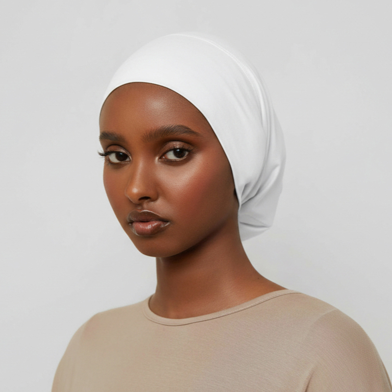 Ethnic Fashion Girls - Einfarbiger Turban im Ethno-Stil, elastisches Band,