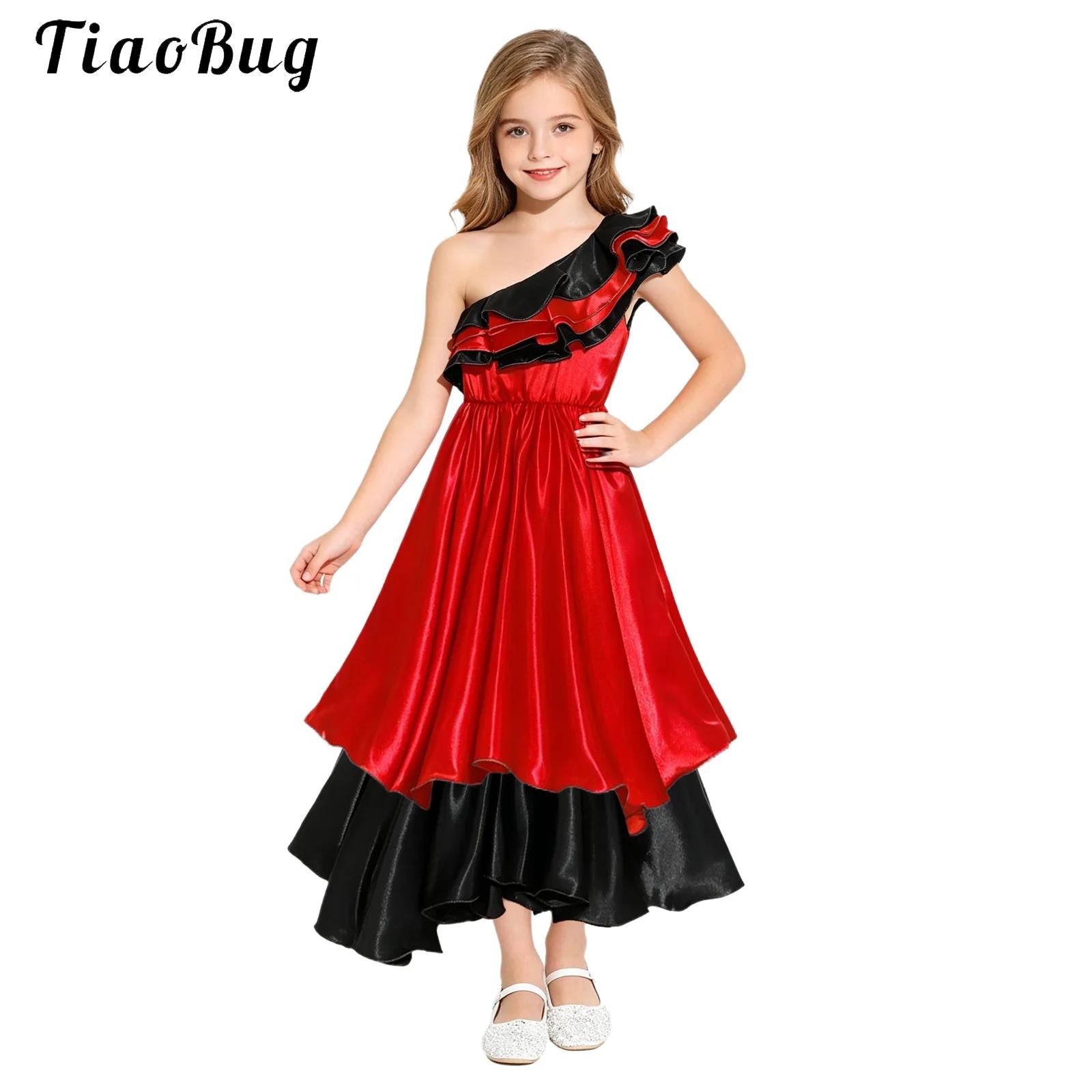 Ethnic Fashion Girls - Ethnisches Brasilianisches Tänzerinnen-Kostüm Spanisches Flamenco-Tanzkostüm für