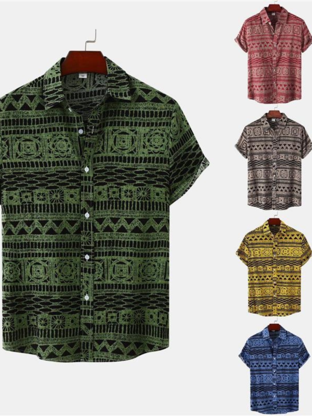 Sommer 2026 Herren Kurzarm-Hem – Urban Ethnic Fashion Bewertung und Preis