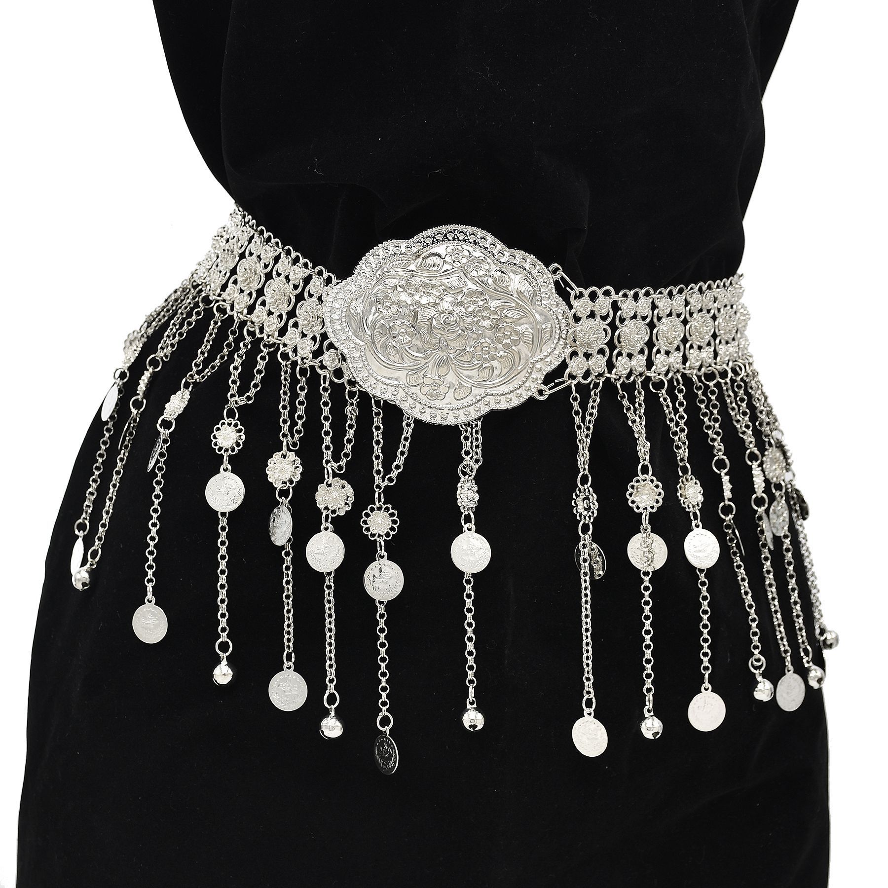 Versilberter marokkanischer Ka – Ethnic Fashion Co In Bewertung und Preis