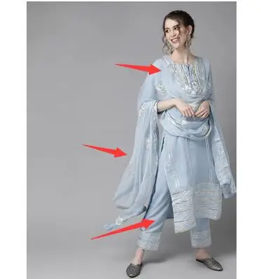 Traditionelle indische Punjabi – Salwar Kameez Set Bewertung und Preis