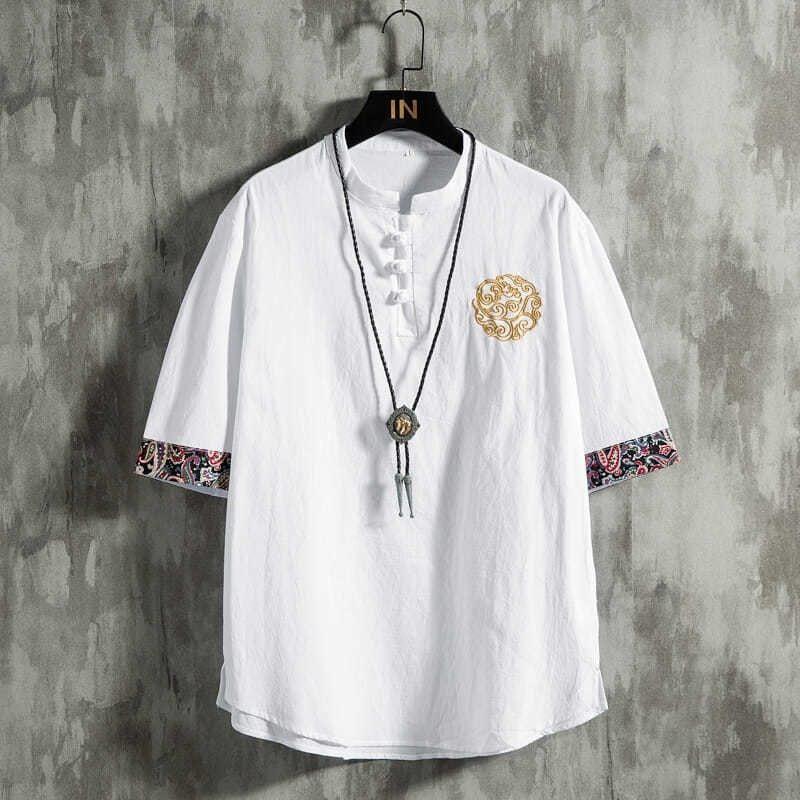 Leinen-Kurzarm-T-Shirt für Her – Urban Ethnic Fashion Bewertung und Preis
