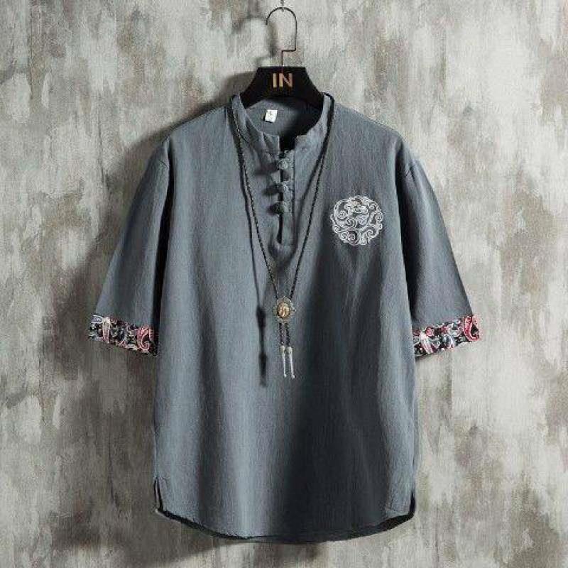 Leinen-Kurzarm-T-Shirt für Her – Urban Ethnic Fashion Bewertung und Preis