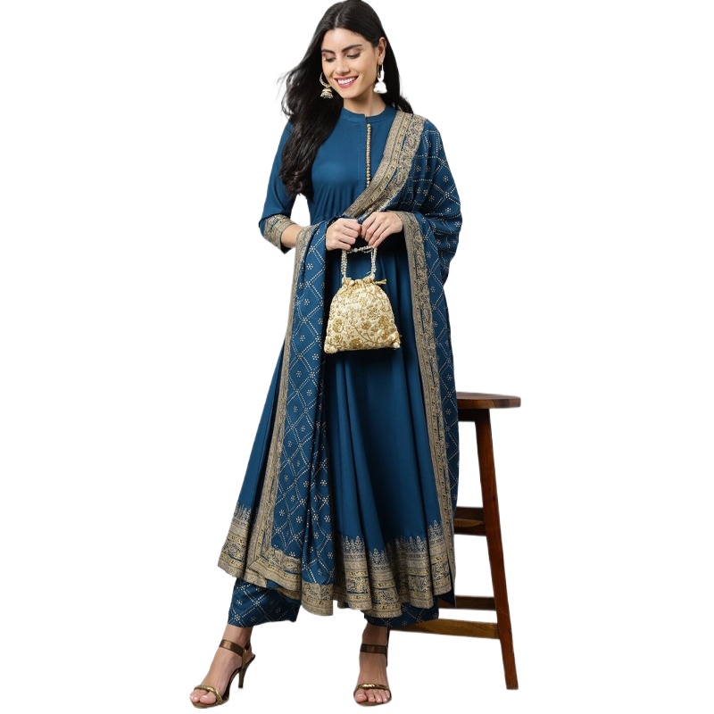 Indische Ethnische Kleidung Da – Salwar Kameez Set Bewertung und Preis