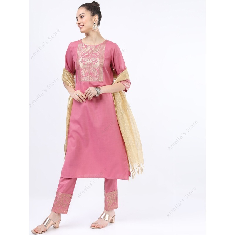 Indisches/pakistanisches rosaf – Salwar Kameez Set Bewertung und Preis
