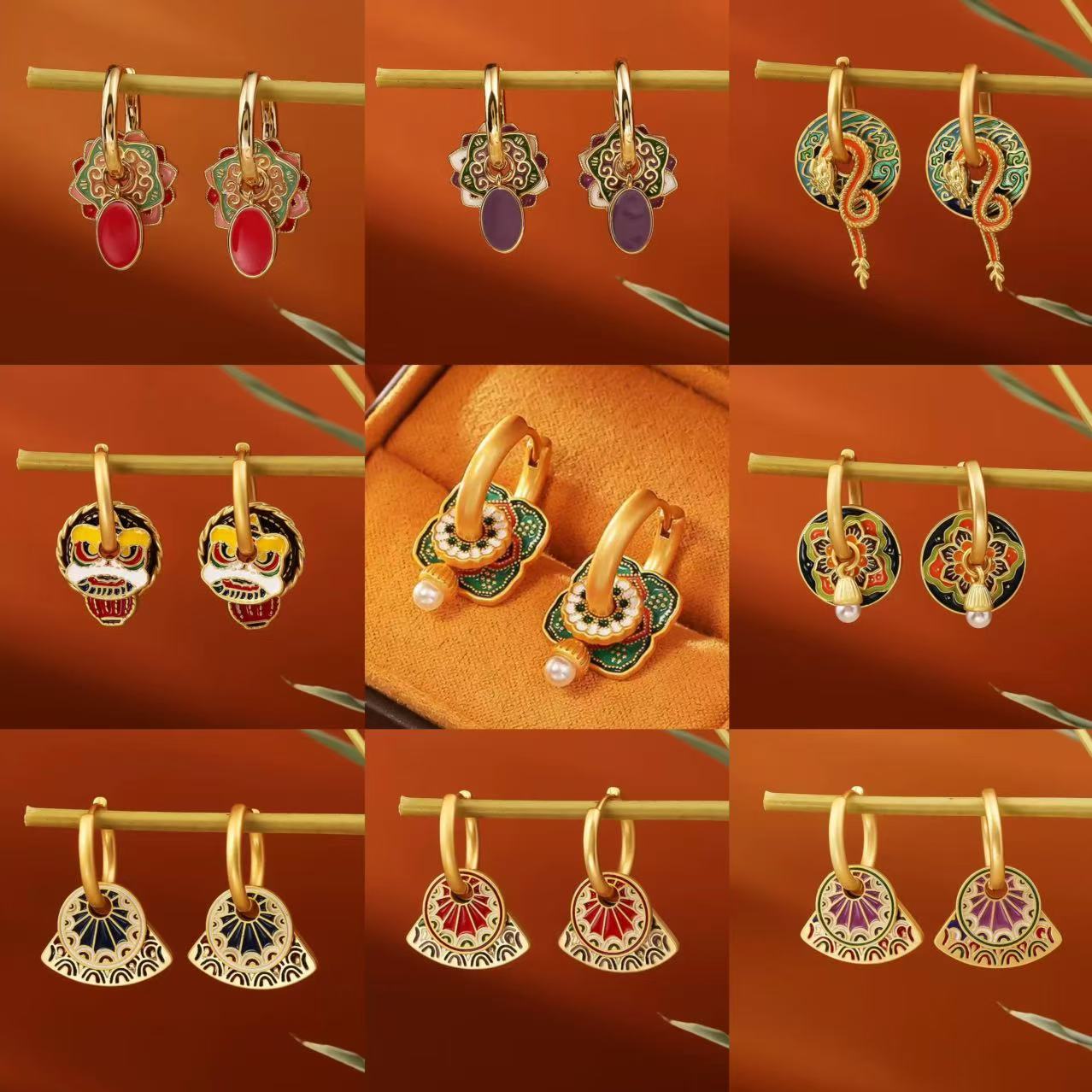 S925 Neue Ohrringe im chinesis – Ethnic Fashion Way Bewertung und Preis