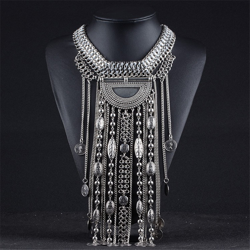 Mode Maxi Lange Quaste Aussage – Ethnic Fashion Co In Bewertung und Preis