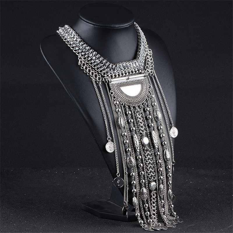 Mode Maxi Lange Quaste Aussage – Ethnic Fashion Co In Bewertung und Preis