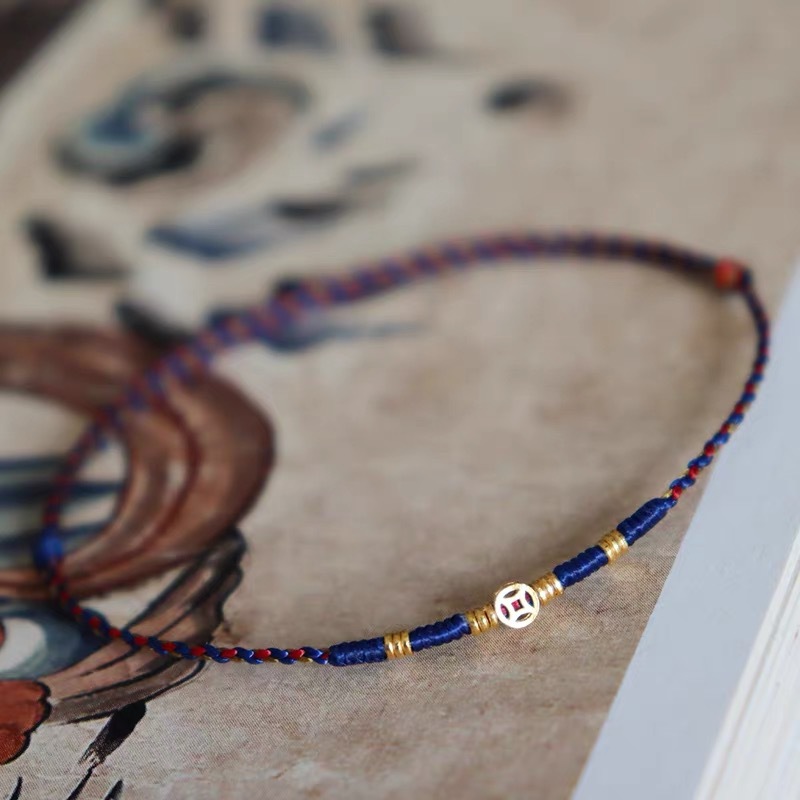 Kupfer-Münzen-gewebtes Armband – Ethnic Fashion Co In Bewertung und Preis